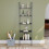 Vida Designs (Black) York 5 Tier Ladder Bookcase Leaning Shelving Unit 6