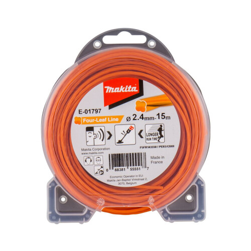 Makita Makita E-01797 Four-Leaf Nylon line 2.4mm x 15m