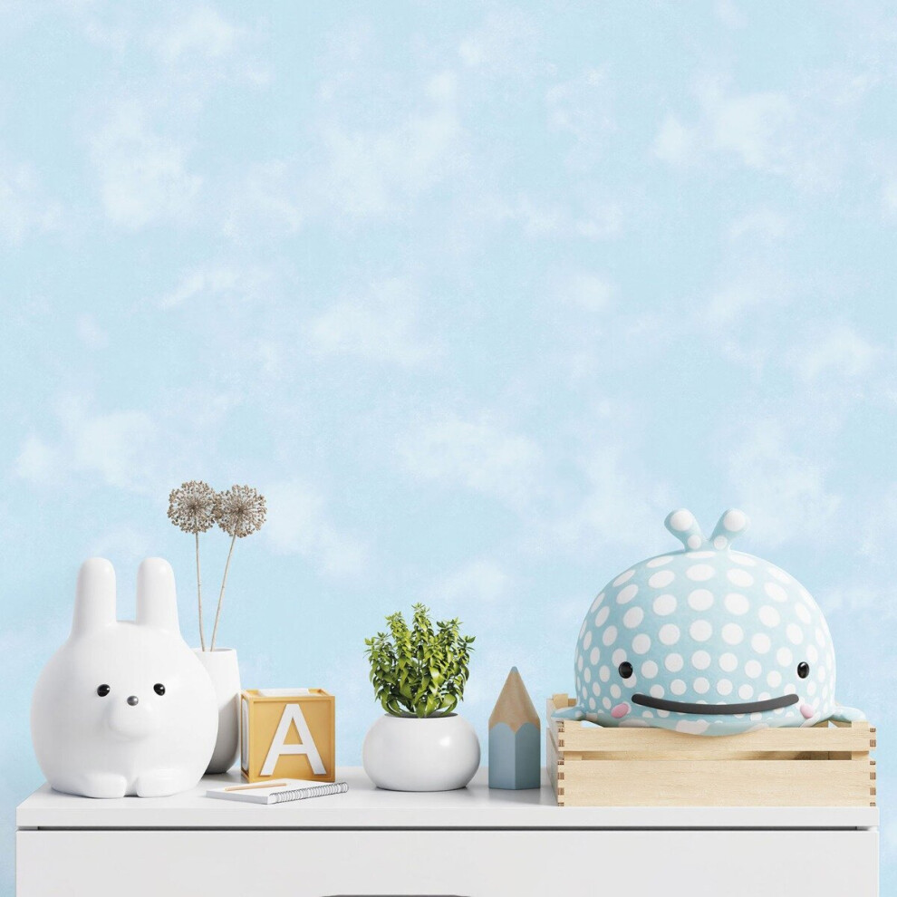 Tiny Tots 2 Baby Texture Wallpaper Blue Glitter Galerie G78351 5055430083517