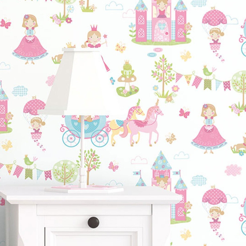 Galerie Tiny Tots 2 Fairytale Wallpaper Primary G78372