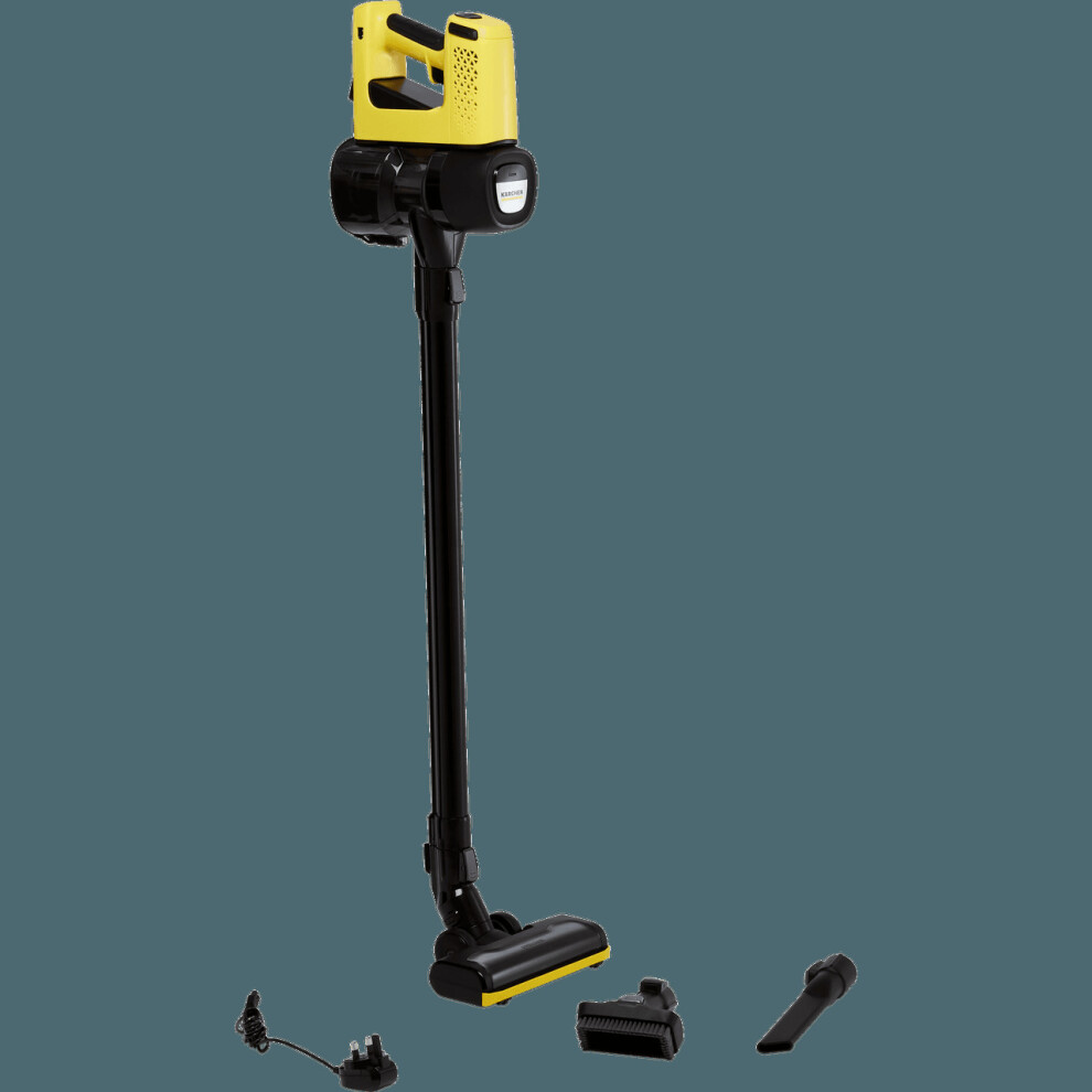 Karcher VC 4 Cordless Vacuum Cleaner with up to 30 Minutes Run Time - Black / Yellow