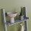 Vida Designs (Grey) York 4 Tier Ladder Bookcase Leaning Shelving Unit 3