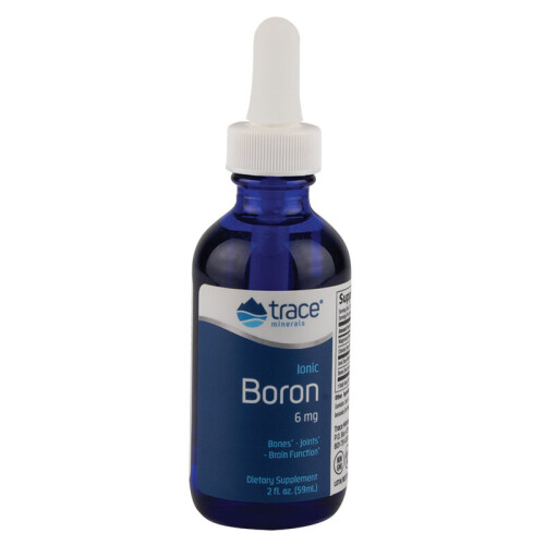 Trace Minerals Æ, Ionic Bor, 6 mg, 2 fl oz (59 ml)
