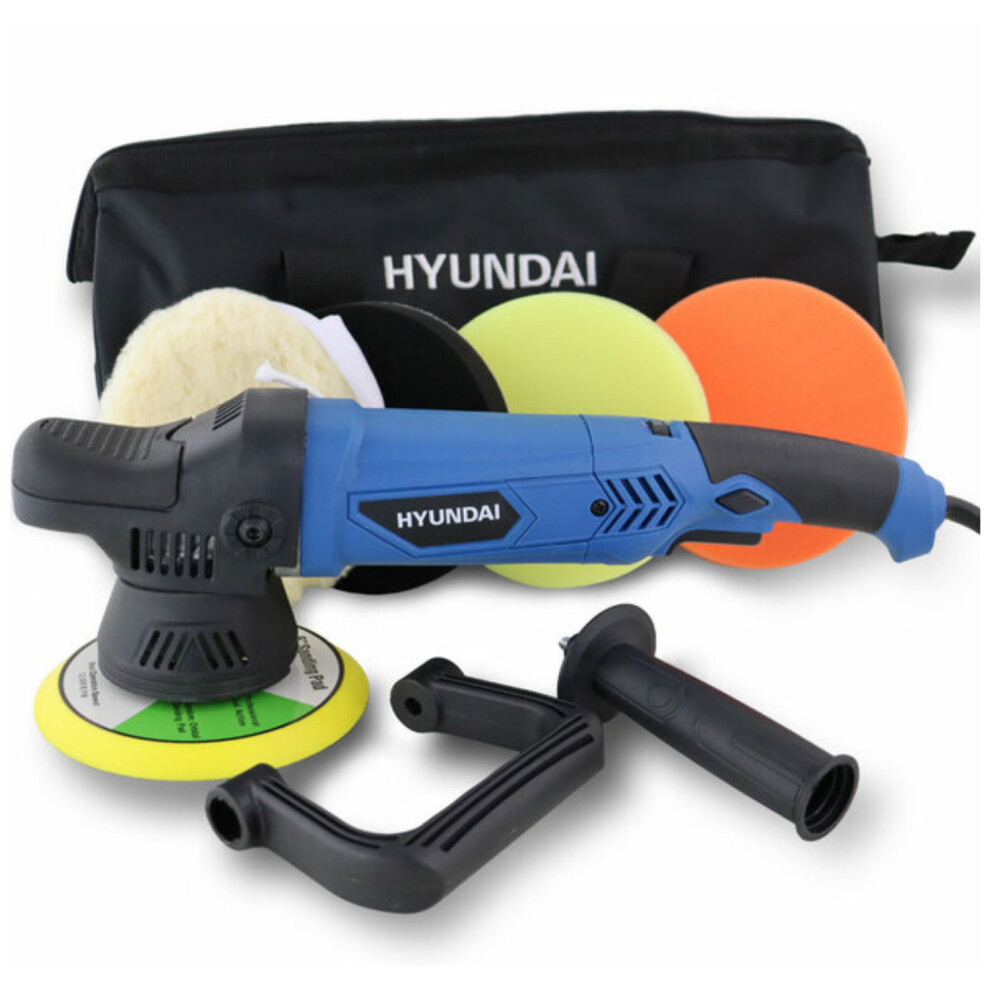Hyundai Hydap900e 900W 150Mm Electric Dual Action Car Polisher Kit