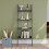 Vida Designs (Black) York 4 Tier Ladder Bookcase Leaning Shelving Unit 2