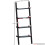 Vida Designs (Black) York 4 Tier Ladder Bookcase Leaning Shelving Unit 6