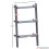 Vida Designs (Grey) York 3 Tier Ladder Bookcase Leaning Shelving Unit 5