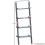 Vida Designs (Grey) York 4 Tier Ladder Bookcase Leaning Shelving Unit 6