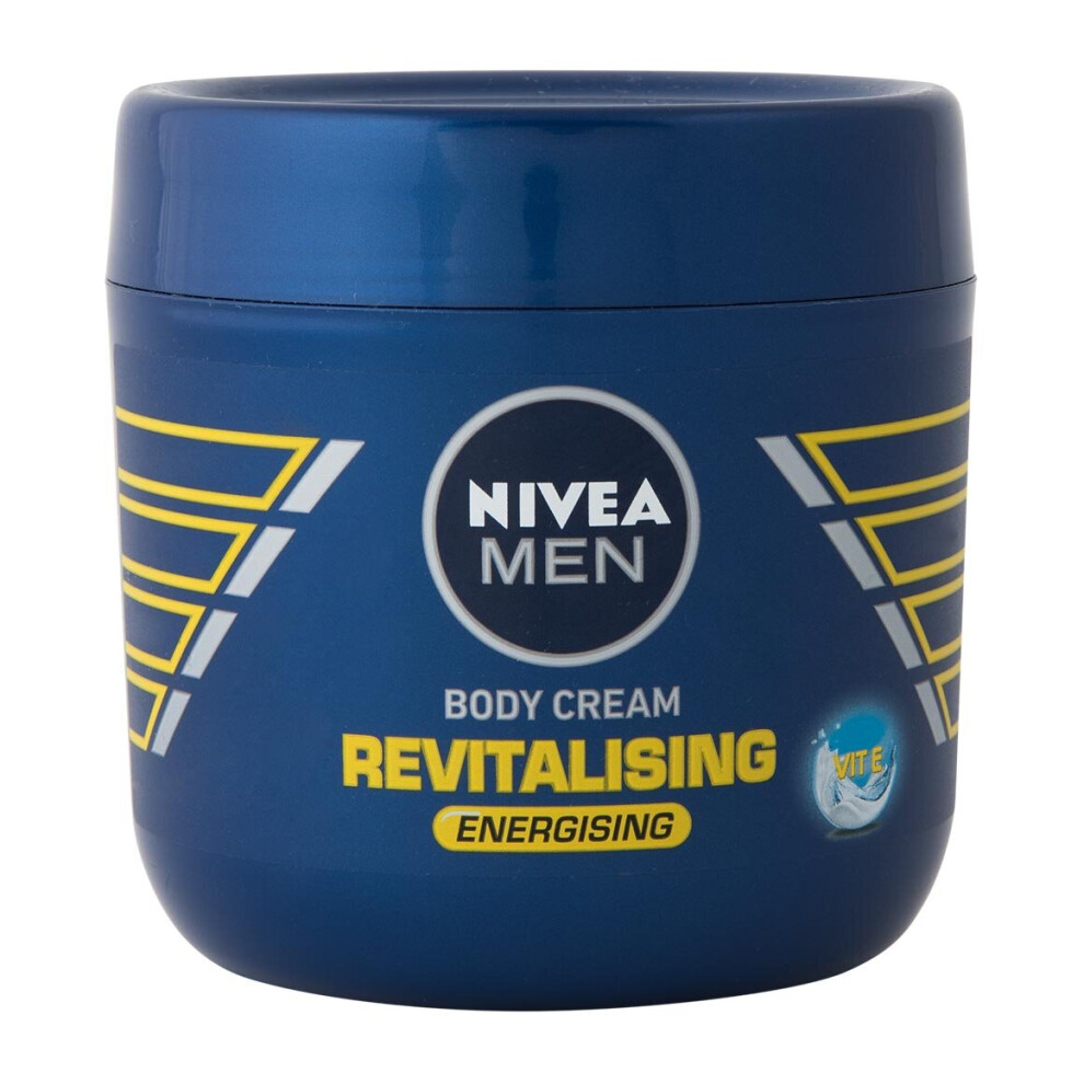 Nivea Men Body Cream, Revitalising & Energising, 400 ml / 13.5 fl oz