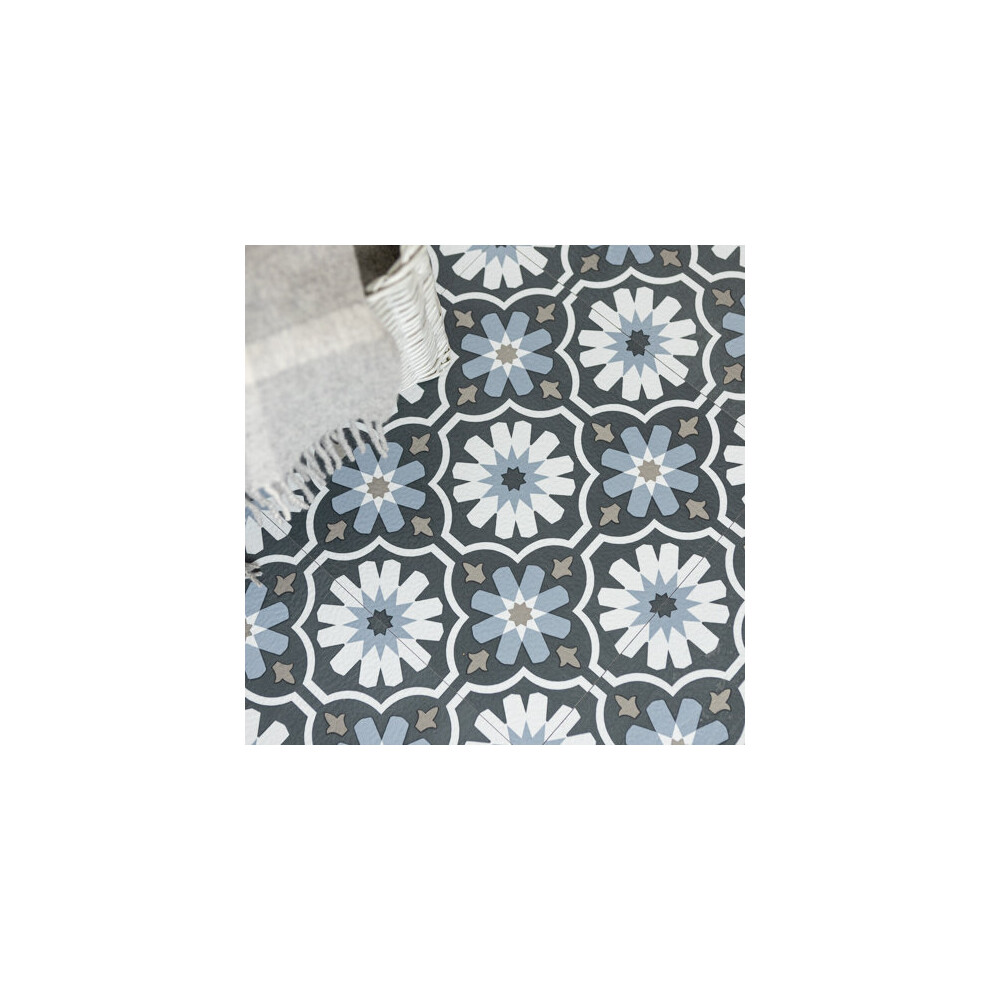 Sevilla Peel And Stick Vinyl Floor Tiles (30.48Cm X 30.48Cm) Pack Qty 10 Tiles (0.93Sqm) 5056525317036
