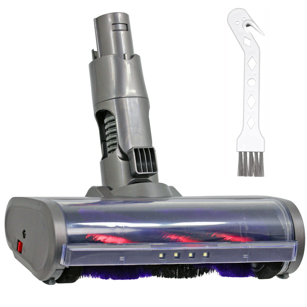 Spares2go Floor Brush For Dyson V6 Sv03 Animal Fluffy Motorhead Turbine Brush Head Tool