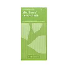 Piccolo Seeds Urban Growing 100% GMO Free Easy Grown Mrs. Burns Lemon Basil