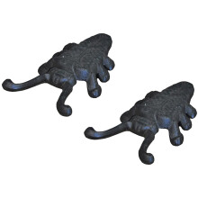 Set of 2 Cast Iron Beetle Boot Jacks