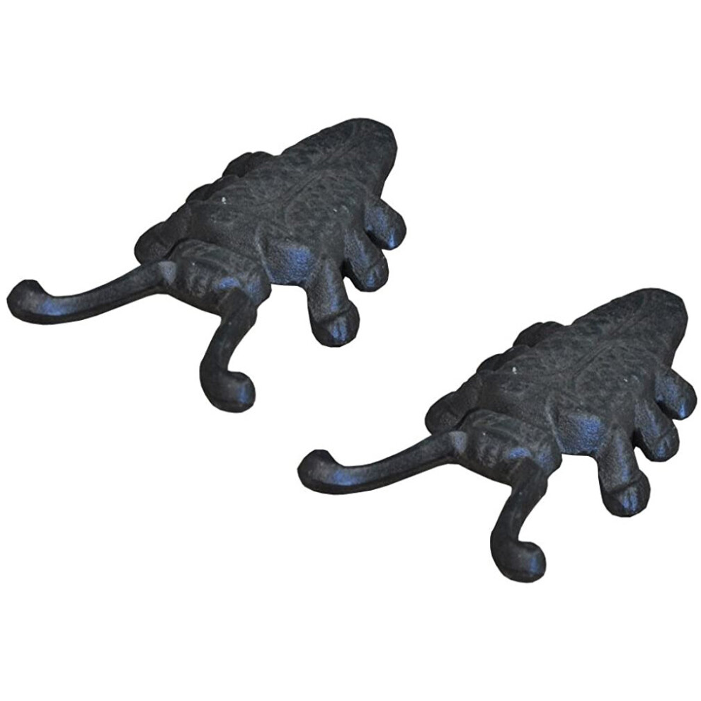 Selections Set Of 2 Cast Iron Beetle Boot Jacks