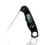 Intirilife Foldable Kitchen Thermometer BLACK Digital waterproof magnetic Thermometer LCD Display Alarm Function CookingBBQBaking etc.stant Read 1