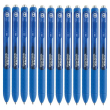 (Set of 24) 12 x PaperMate 0.5mm Pure Blue Ink Gel Pens Office