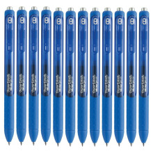 (Set of 12) 12 x PaperMate 0.5mm Pure Blue Ink Gel Pens Office