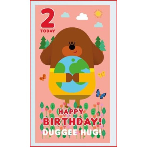 Hey Duggee Age 2 Birthday Card