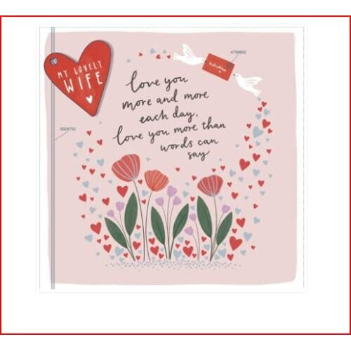 Uk greetings wife valentine s day my lovely wife love you more and