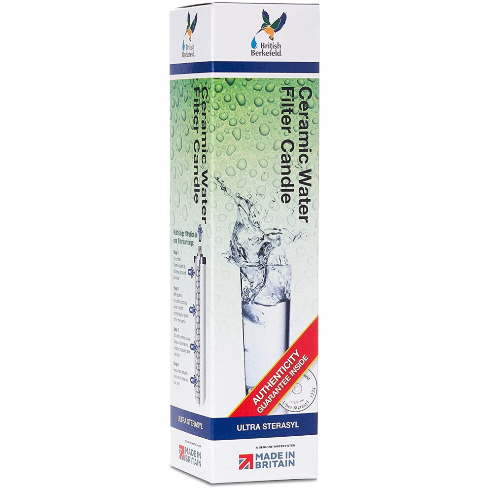 Filtre     eau en c   ramique Berkefeld Ultra Sterasyl W9121226, support long, bougie de 7 pouces pour syst   mes de purification d'eau par gravit