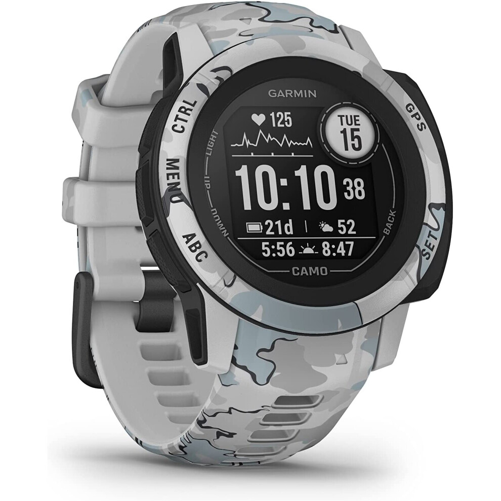 Garmin Instinct 2S - Camo Edition Rugged GPS Smartwatch Mist Camo