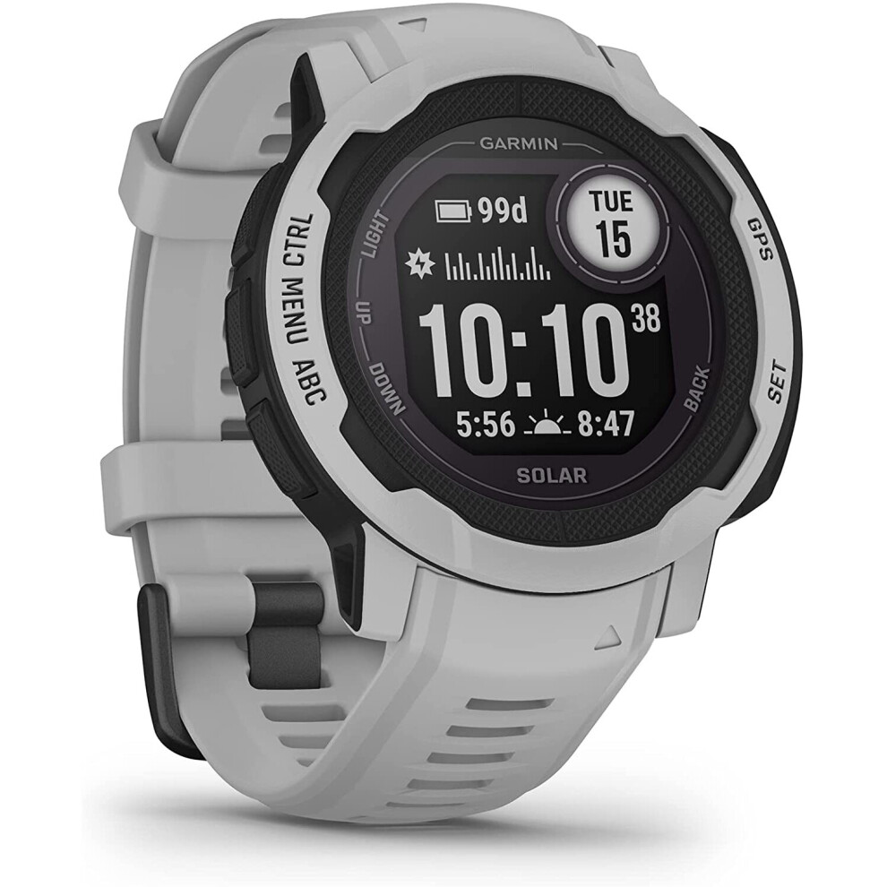 Garmin Instinct 2 Solar Rugged GPS Smartwatch, Mist Grey