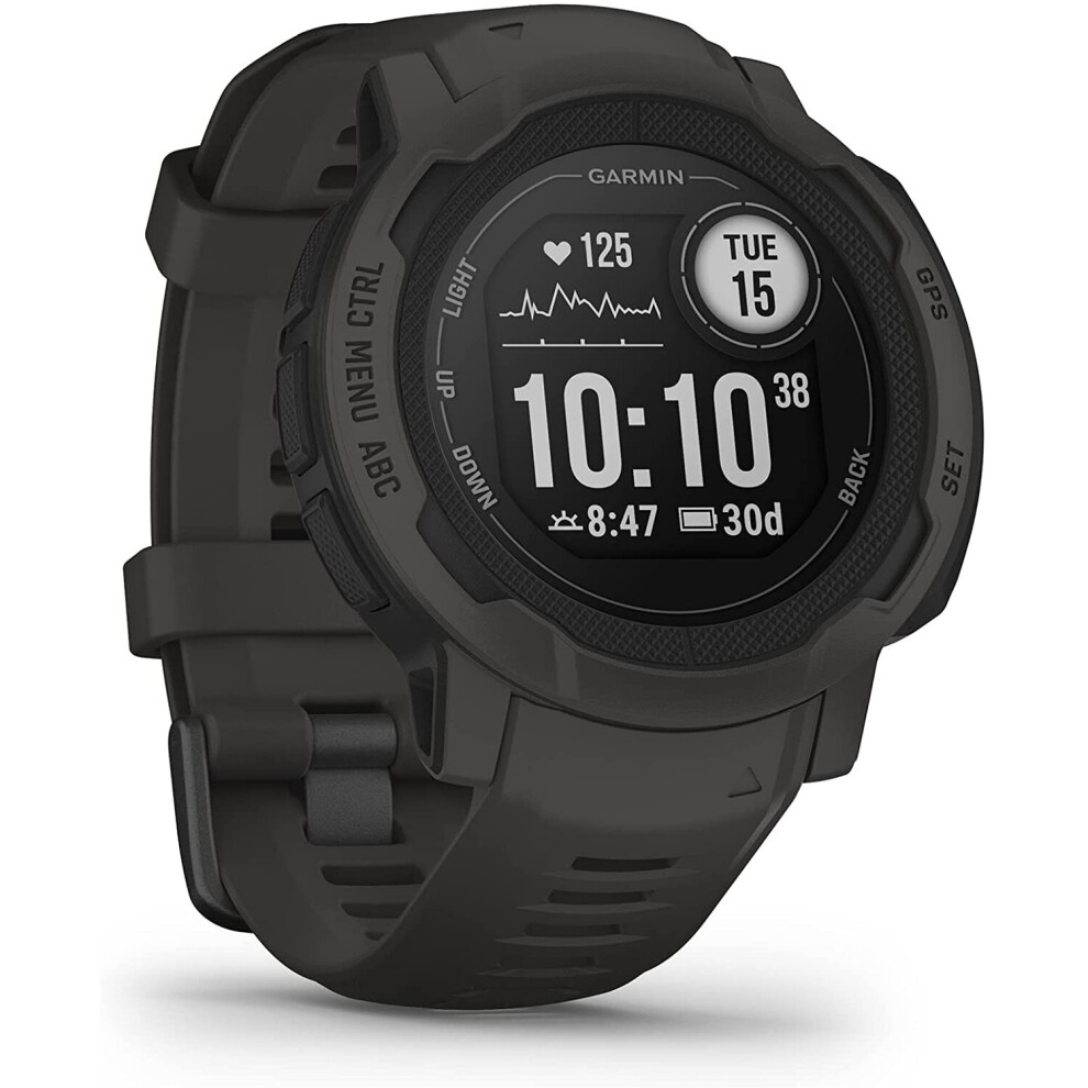 Garmin Instinct 2 Rugged GPS Smartwatch, Graphite