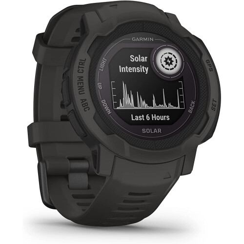 Garmin Garmin Instinct 2 Solar Rugged GPS Smartwatch, Graphite 1
