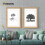(A3 Pic (A2 Frame)) Oak Picture Frame / LW Style Wall Art Frame / Modern Photo Frames With White Mount 19
