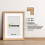 (A4 Pic (A3 Frame)) Oak Picture Frame / LW Style Wall Art Frame / Modern Photo Frames With White Mount 15