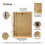 (A3 Pic (A2 Frame)) Oak Picture Frame / LW Style Wall Art Frame / Modern Photo Frames With White Mount 3