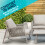 Dellonda Fusion 4 Piece Outdoor Sofa Set - DG56 5