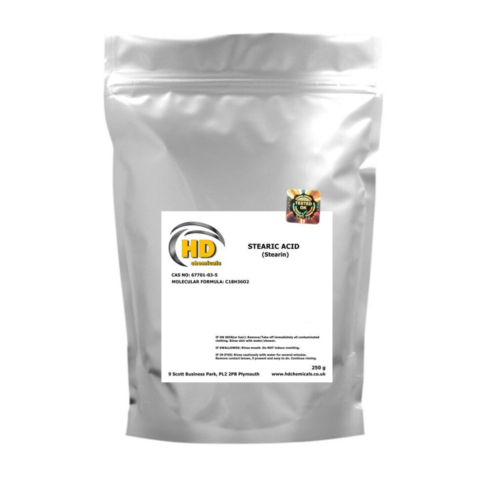 (250g) Stearin - Stearic Acid for Candle, Soap & Cosmetic Making