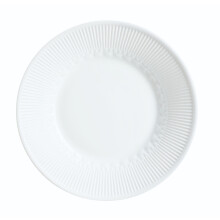 (6 Soup Bowls) Luminarc Alizee White 18pc Opal Glass Dinner Set