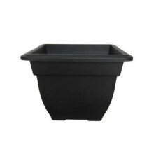 Whitefurze Square Bell Planter Black 38cm