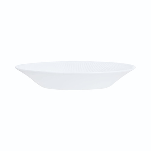 (6 Soup Bowls) Luminarc Alizee White 18pc Opal Glass Dinner Set 2