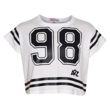 (11-12 Years, White) A2Z4Kids Girls Top Kids 98 Print Stylish Fashion