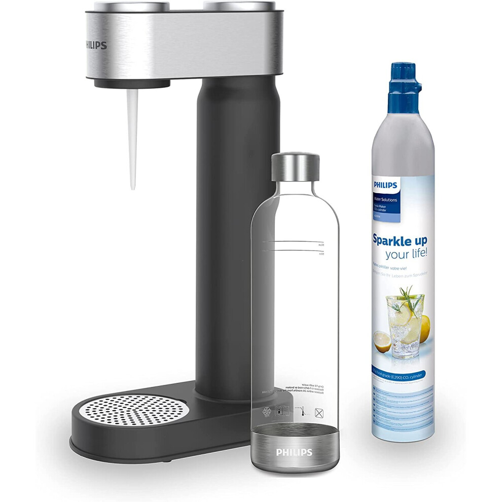 Philips GoZero Water Soda Maker BPA Free black