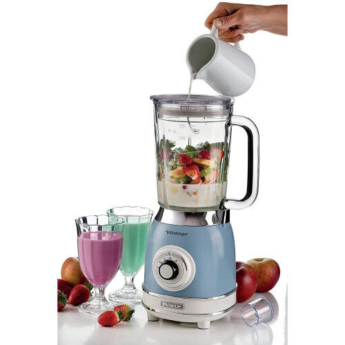 Ariete BLENDER VINTAGE GLAS 1000 WATT 583 BLAU ARIETE 1