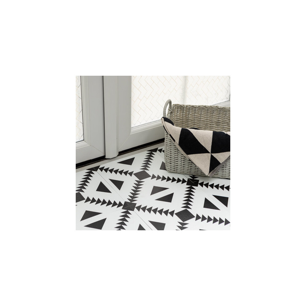 Parla Peel And Stick Vinyl Floor Tiles (30.48Cm X 30.48Cm) Pack Qty 10 Tiles (0.93Sqm) 5056525317234