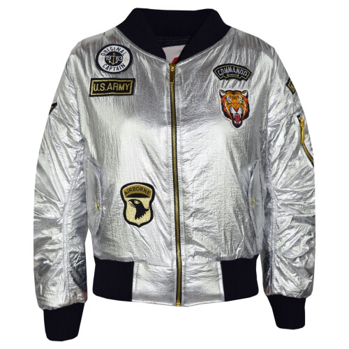 Silver hot sale jacket kids