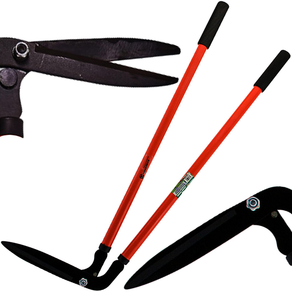 36-Inch Side-Cutting Border Shears for Lawn Edging - Carbon Steel with Long Cushioned Handles-image-OPC-P8ZFJB8-NEW