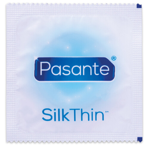 Pasante Pasante Silk Thin Condoms Pack of 144 | Thinnest Real Feeling | 53mm Width 1