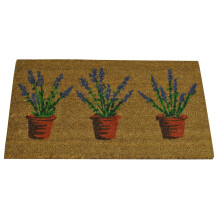 Lavender Pots Indoor & Outdoor Coir Doormat