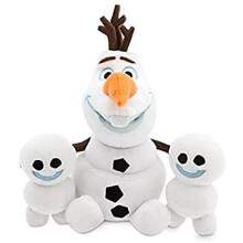 Official Disney Frozen Fever 16cm Olaf & Mini Snowmen Soft Plush Toy