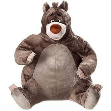 Disney store Jungle Book medium Baloo soft Stuffed Plush Toy 12"
