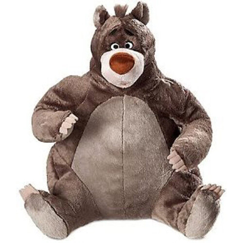 Disney Disney store  Jungle Book medium Baloo soft Stuffed Plush Toy 12"
