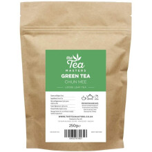 The Tea Masters Loose Green Tea Chun Mee Blend - 250g of Premium Green Tea - Classic Everyday Green Loose Leaf Tea