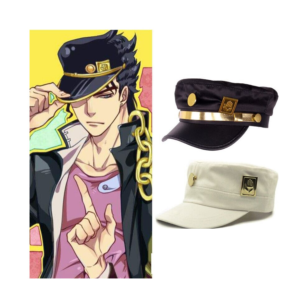 Anime JoJo Bizarre Adventure Hat Kujo Jotaro Military Army Cap Cosplay on  OnBuy