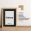 (A2 Pic (A1 Frame)) Oak Picture Frame / LW Style Wall Art Frame / Modern Photo Frames With Black Mount 16
